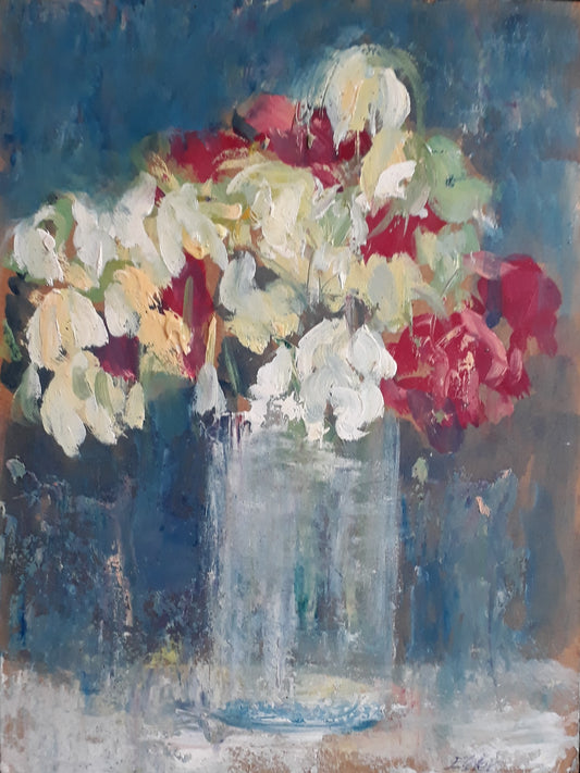 Gorgeous still life painting by Sarah Elder, Original Contemporary Art for sale with Hartello