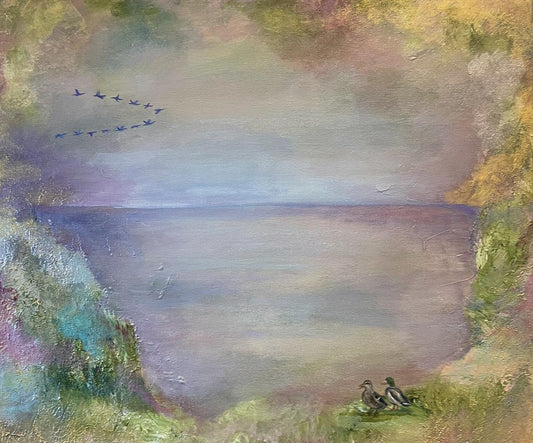 Spring Haze by Laura Pennell, original painting for sale on hartello